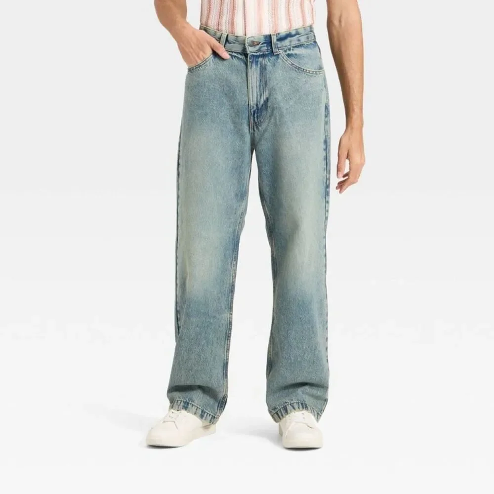 Original Use - Men's Baggy Fit Jeans - Original Use Indigo 32x32 Indigo